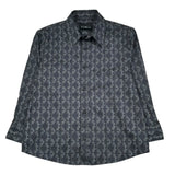 John Richmond Camicia Manica Lunga Tinta Unita per Bambino RBP26098CA NERO JOHN RICHMOND 