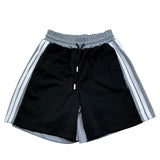 John Richmond Bermuda Bicolore con Elastico In Vita per Bambino RBP26109BE NERO/GRIGIO JOHN RICHMOND 