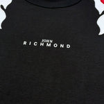 John Richmond T-Shirt Girocollo Tinta Unita con Stampa per Bambino RBP26142TS NERO JOHN RICHMOND 