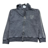 John Richmond Felpa con Zip E Cappuccio Tinta Unita per Bambino RBP26148FE NERO JOHN RICHMOND 