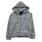 John Richmond Felpa con Zip E Cappuccio Tinta Unita per Bambino RBP26214FE GRIGIO JOHN RICHMOND 