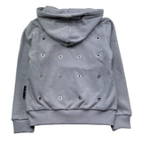 John Richmond Felpa con Zip E Cappuccio Tinta Unita per Bambino RBP26214FE GRIGIO JOHN RICHMOND 
