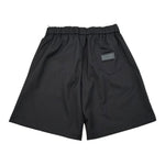 John Richmond Bermuda Tinta Unita con Elastico In Vita per Bambino RBP26242BE NERO JOHN RICHMOND 