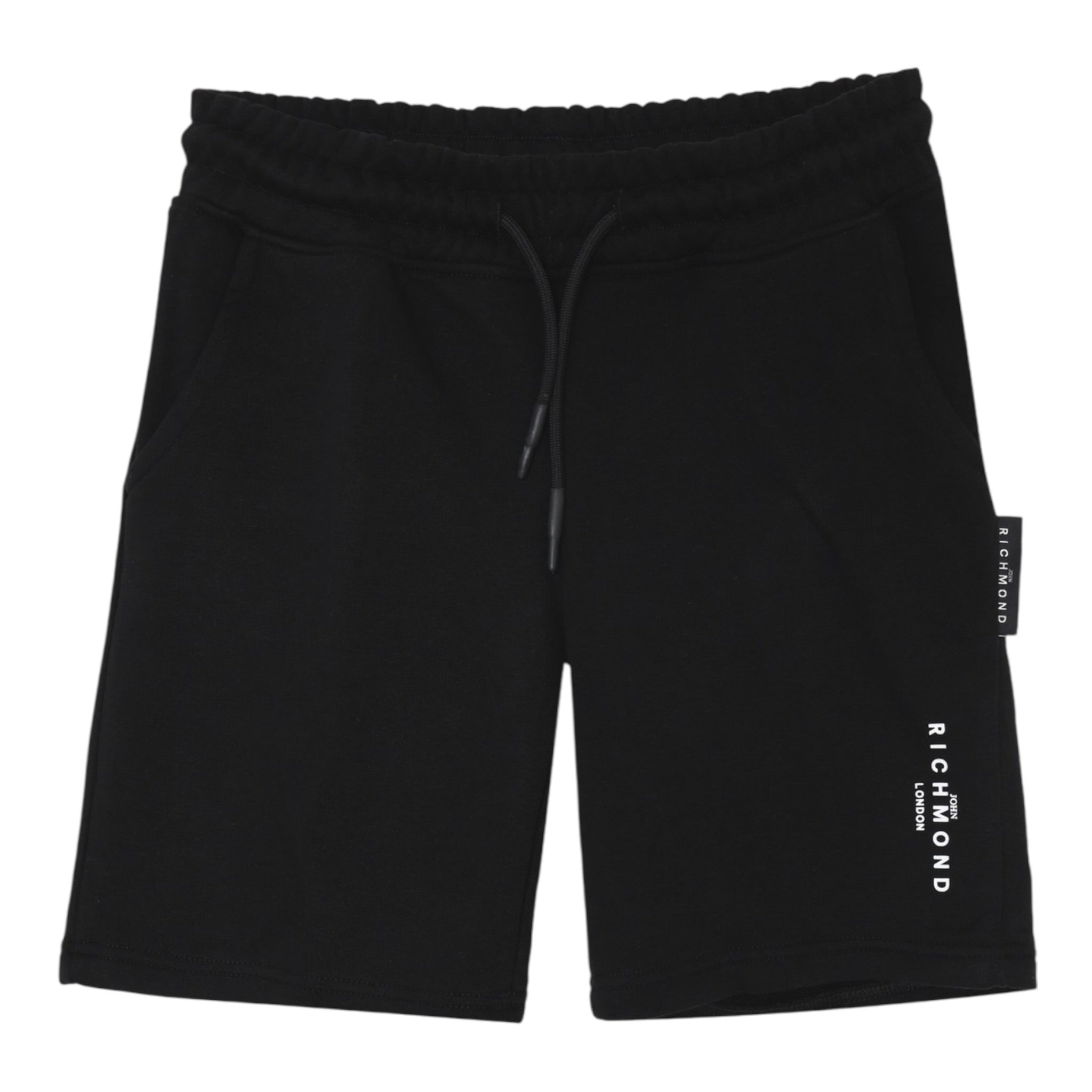 John Richmond Bermuda Tuta Tinta Unita con Logo per Bambino RBP35009BE NERO JOHN RICHMOND 