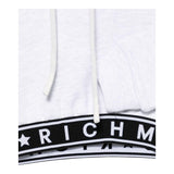 John Richmond Felpa Tinta Unita con Cappuccio E Elastico per Bambina RGP25111FE GRIGIO JOHN RICHMOND 