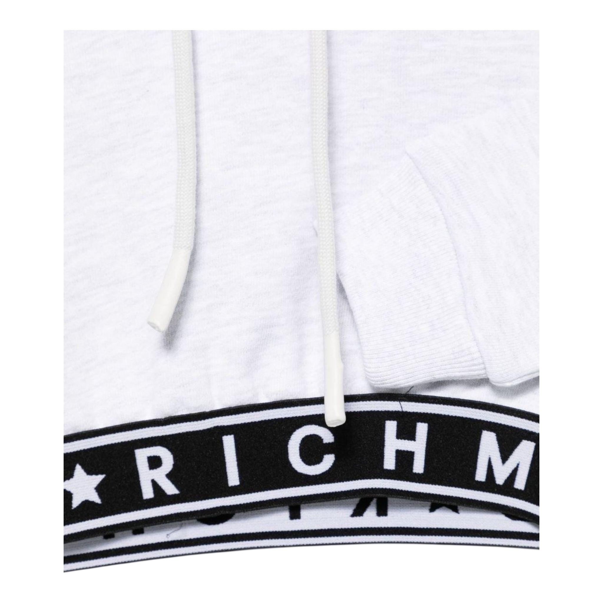 John Richmond Felpa Tinta Unita con Cappuccio E Elastico per Bambina RGP25111FE GRIGIO JOHN RICHMOND 