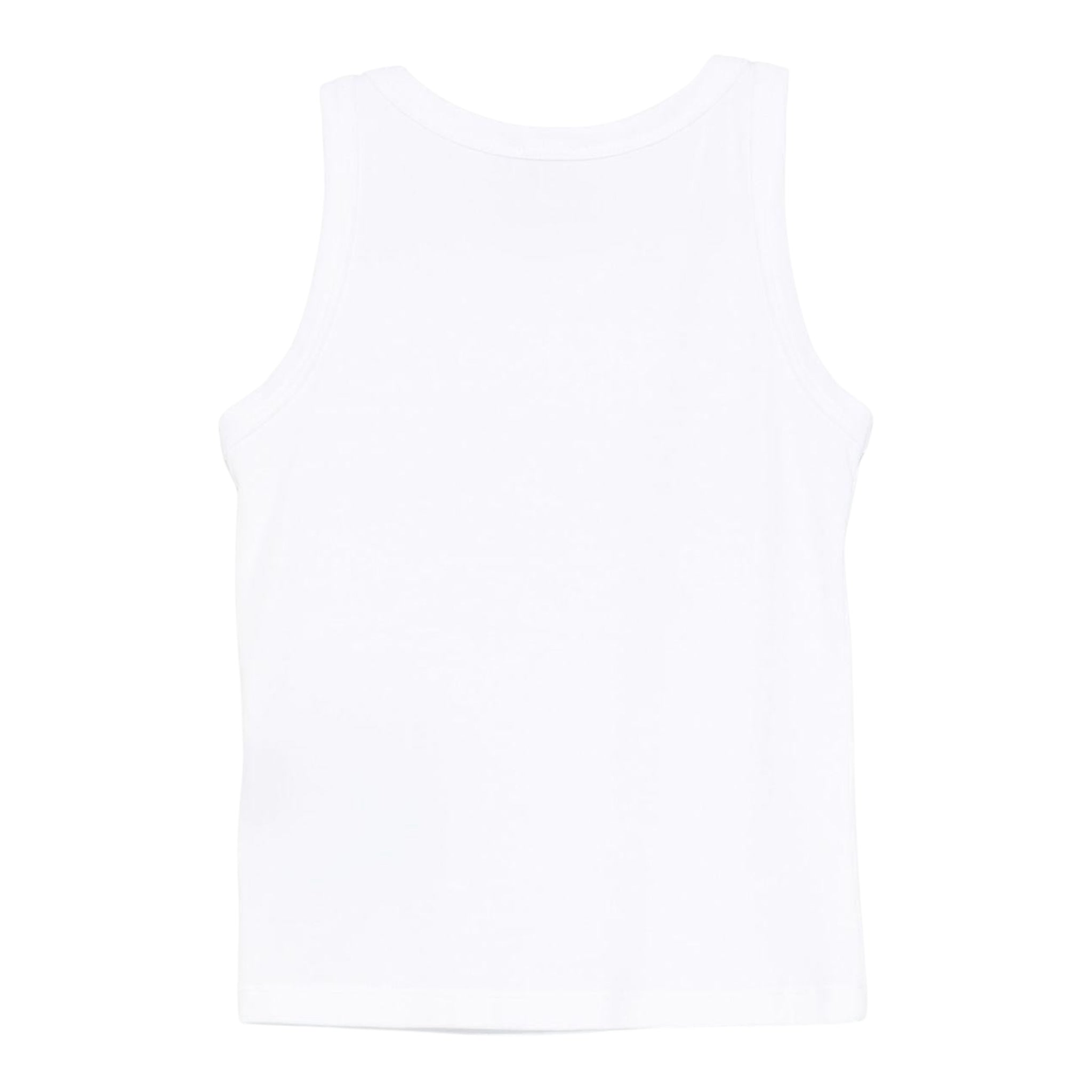 John Richmond Canotta Tinta Unita con Brillantini per Bambina RGP25133CN BIANCO JOHN RICHMOND 