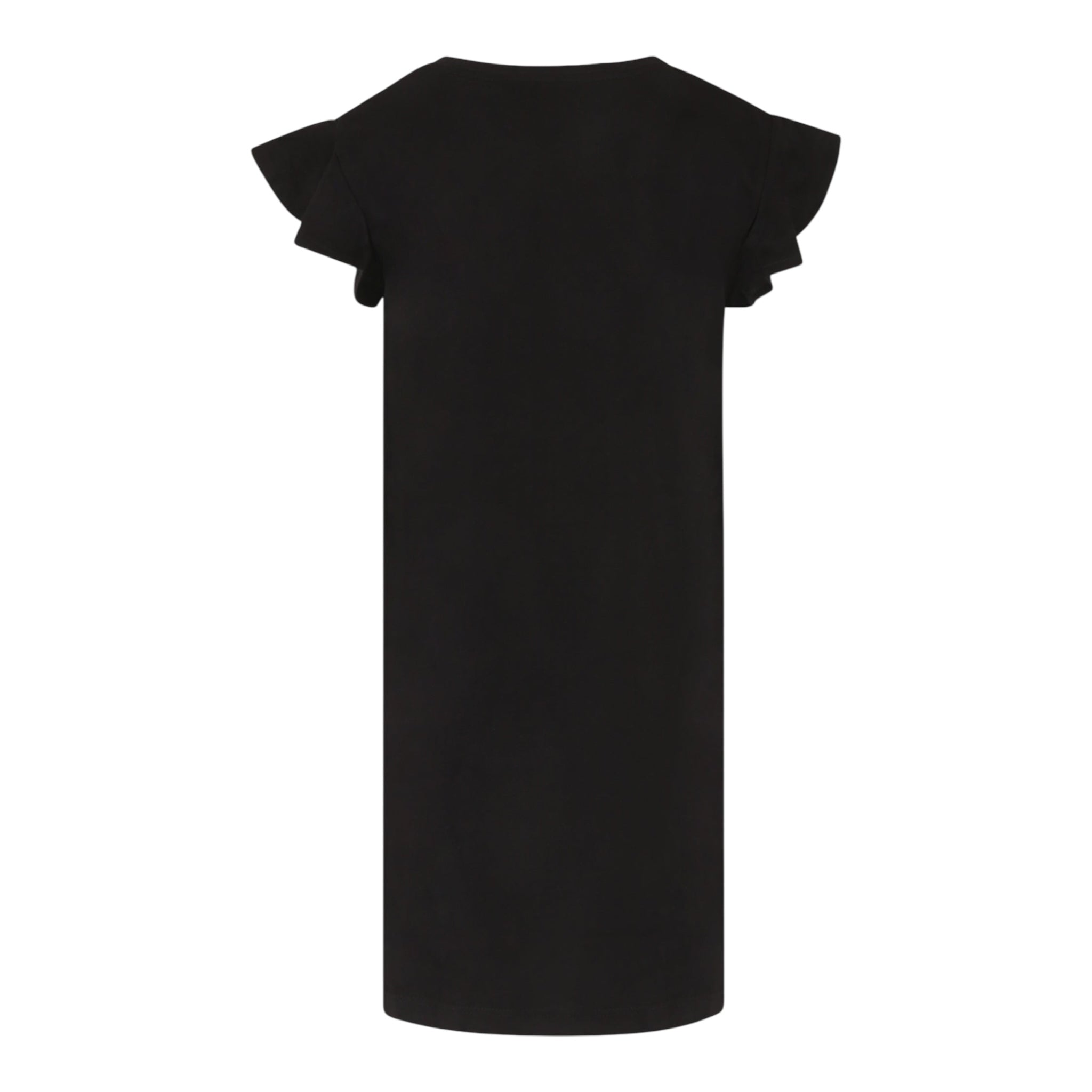 John Richmond Abito Tinta Unita con Stampa per Bambina RGP25159VE NERO JOHN RICHMOND 