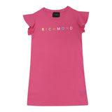 John Richmond Abito tinta unita con Stampa Fuxia per Bambina RGP25159VEXX FUXIA JOHN RICHMOND 