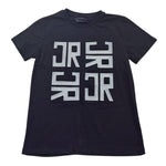 John Richmond T-Shirt Girocollo Tinta Unita con Stampa per Bambina RGP26012TS NERO JOHN RICHMOND 