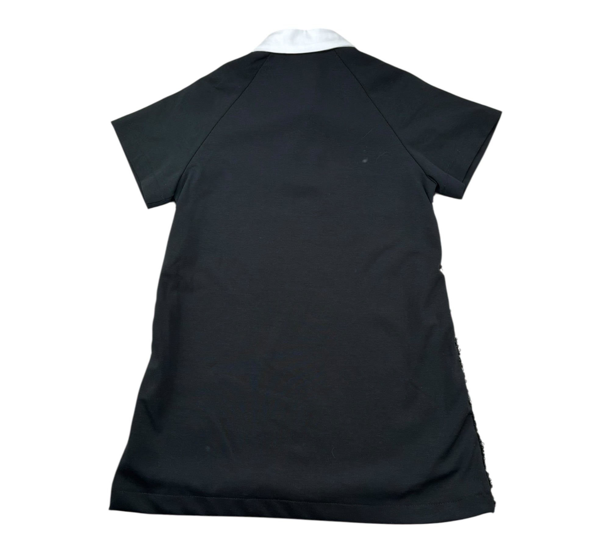 John Richmond Abito Mezza Manica Tinta Unita Paillettato per Bambina RGP26046VE NERO JOHN RICHMOND 