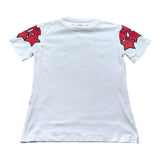 John Richmond T-Shirt Girocollo Tinta Unita con Stampa per Bambino RGP26098VE BIANCO JOHN RICHMOND 
