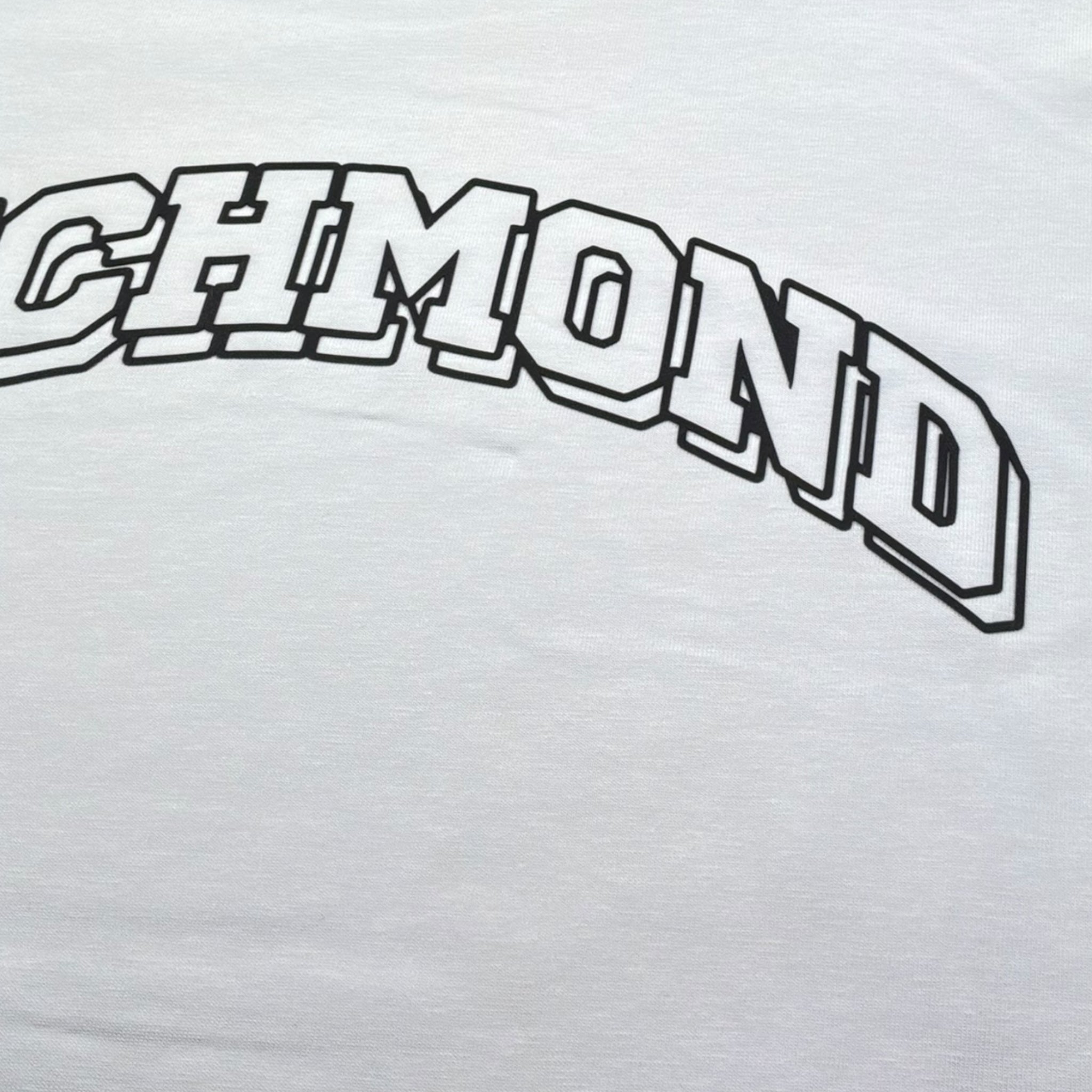 John Richmond T-Shirt Girocollo Tinta Unita con Stampa per Bambino RGP26098VE BIANCO JOHN RICHMOND 