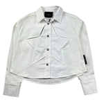 John Richmond Camicia Manica Lunga Tinta Unita per Bambina RGP26101CA BIANCO JOHN RICHMOND 