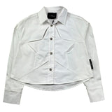 John Richmond Camicia Manica Lunga Tinta Unita per Bambina RGP26101CA BIANCO JOHN RICHMOND 