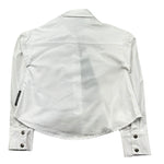 John Richmond Camicia Manica Lunga Tinta Unita per Bambina RGP26101CA BIANCO JOHN RICHMOND 