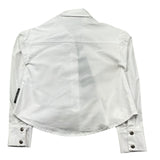 John Richmond Camicia Manica Lunga Tinta Unita per Bambina RGP26101CA BIANCO JOHN RICHMOND 