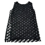 John Richmond Top Giromanica Tinta Unita Taforato per Bambina RGP26102 NERO JOHN RICHMOND 