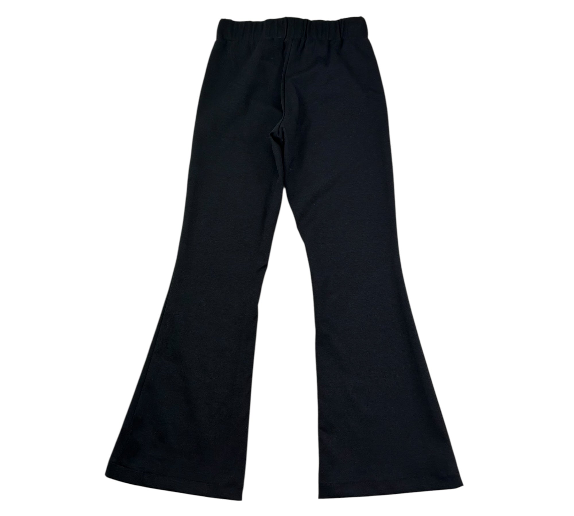 John Richmond Pantalone Tinta Unita Modello Zampa per Bambina RGP26125PA NERO JOHN RICHMOND 