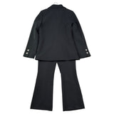 John Richmond Completo 2 Pezzi Giacca-Pantalone Tinta Unita per Bambina RGP26179JP NERO JOHN RICHMOND 