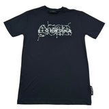 John Richmond Abito Mezza Manica Tinta Unita Brillantino per Bambina RGP26196VE NERO JOHN RICHMOND 