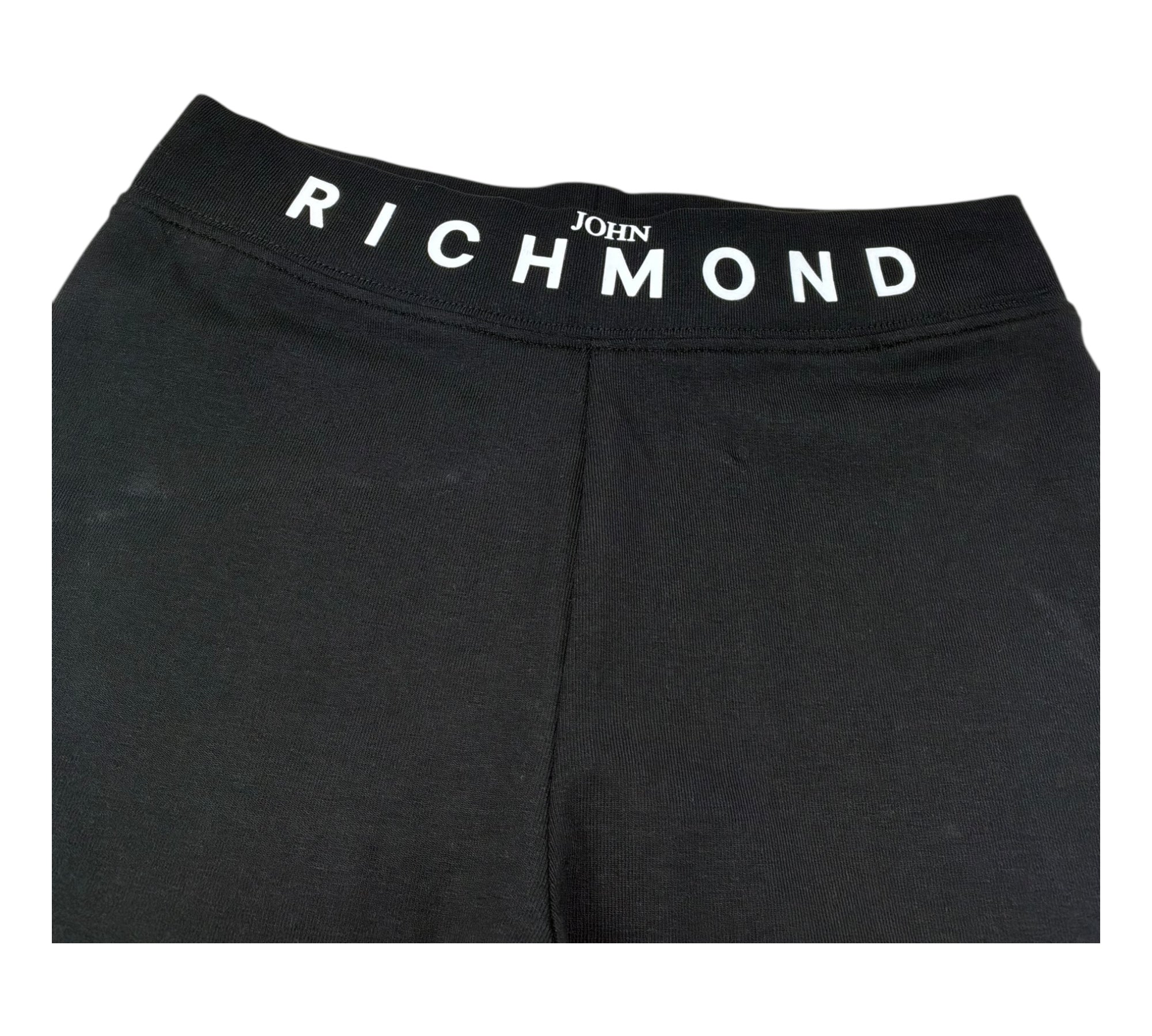 John Richmond Leggins Tinta Unita con Logo per Bambina RGP26210LE NERO JOHN RICHMOND 