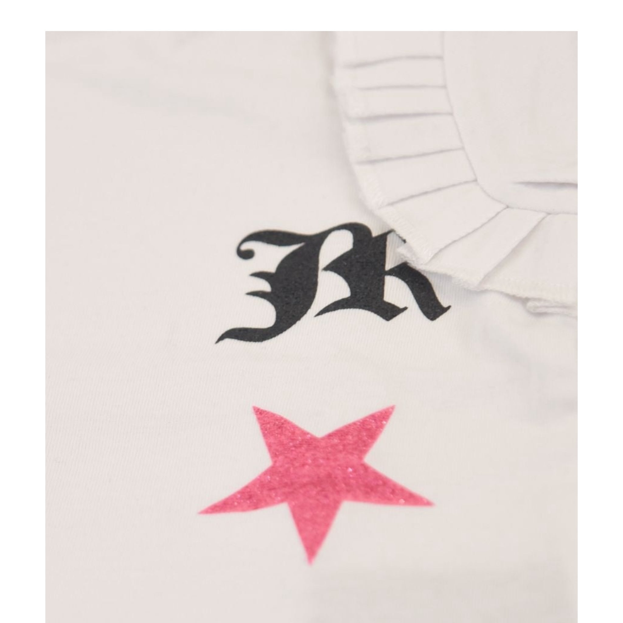 John Richmond T-Shirt Girocollo Tinta Unita con Stampa per Neonata RIP23102TS BIANCO JOHN RICHMOND 