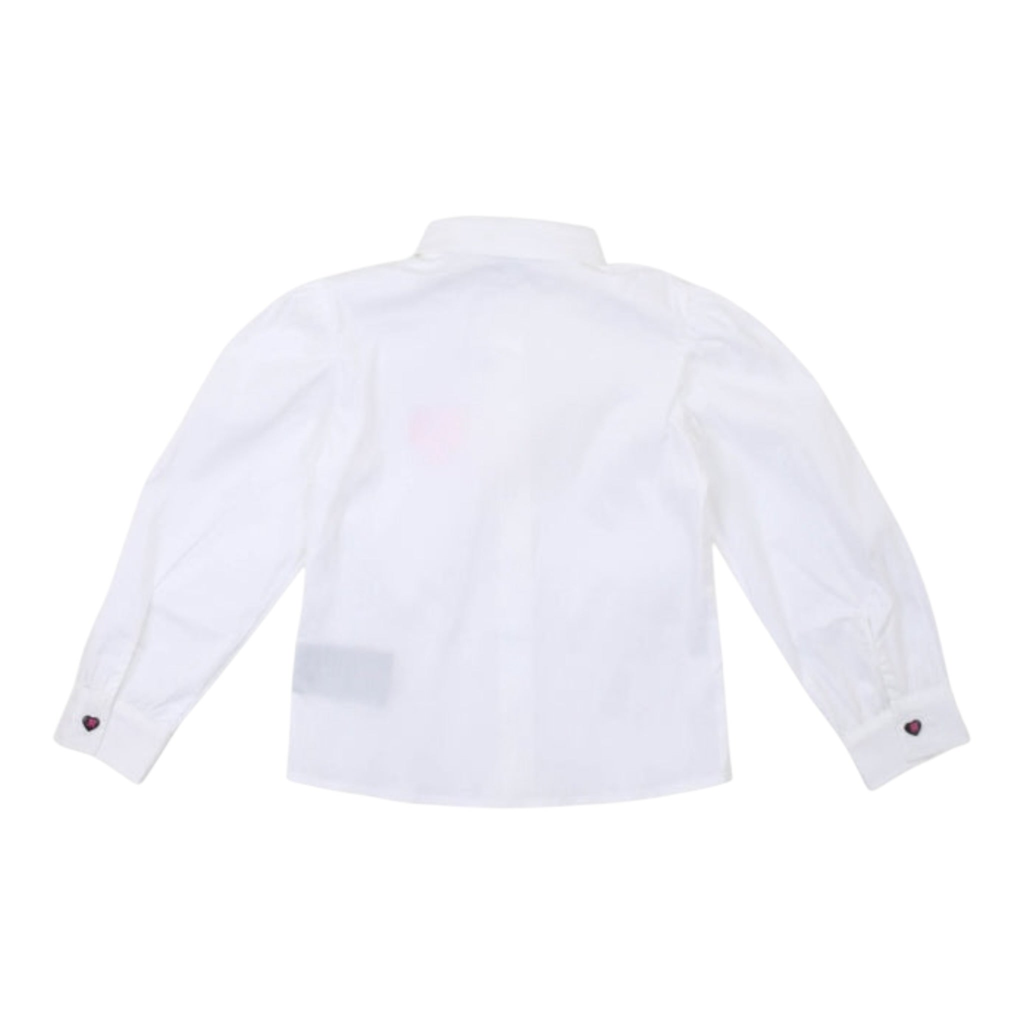 John Richmond Camicia Manica Lunga tinta unita con Logo Bianco per Neonata RIP24050CA BIANCO JOHN RICHMOND 