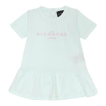 John Richmond Abito tinta unita con Stampa Verde Acqua per Bambina RIP25005VEJXXX VERDE ACQUA JOHN RICHMOND 