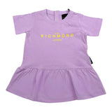 John Richmond Abito Tinta Unita con Stampa per Neonata RIP25005VE LILLA JOHN RICHMOND 