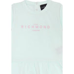 John Richmond Abito tinta unita con Stampa Verde Acqua per Neonata RIP25005VEXXX VERDE ACQUA JOHN RICHMOND 