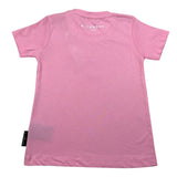 John Richmond T-Shirt Girocollo Tinta Unita con Stampa per Bambina RIP2500TSJ ROSA JOHN RICHMOND 