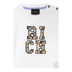 John Richmond T-Shirt Girocollo Tinta Unita con Stampa per Neonato RIP25051TS BIANCO JOHN RICHMOND 