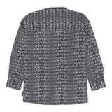 John Richmond Camicia Manica Lunga Tinta Unita con Stampe Logo per Bambino RIP25076CAJ NERO JOHN RICHMOND 