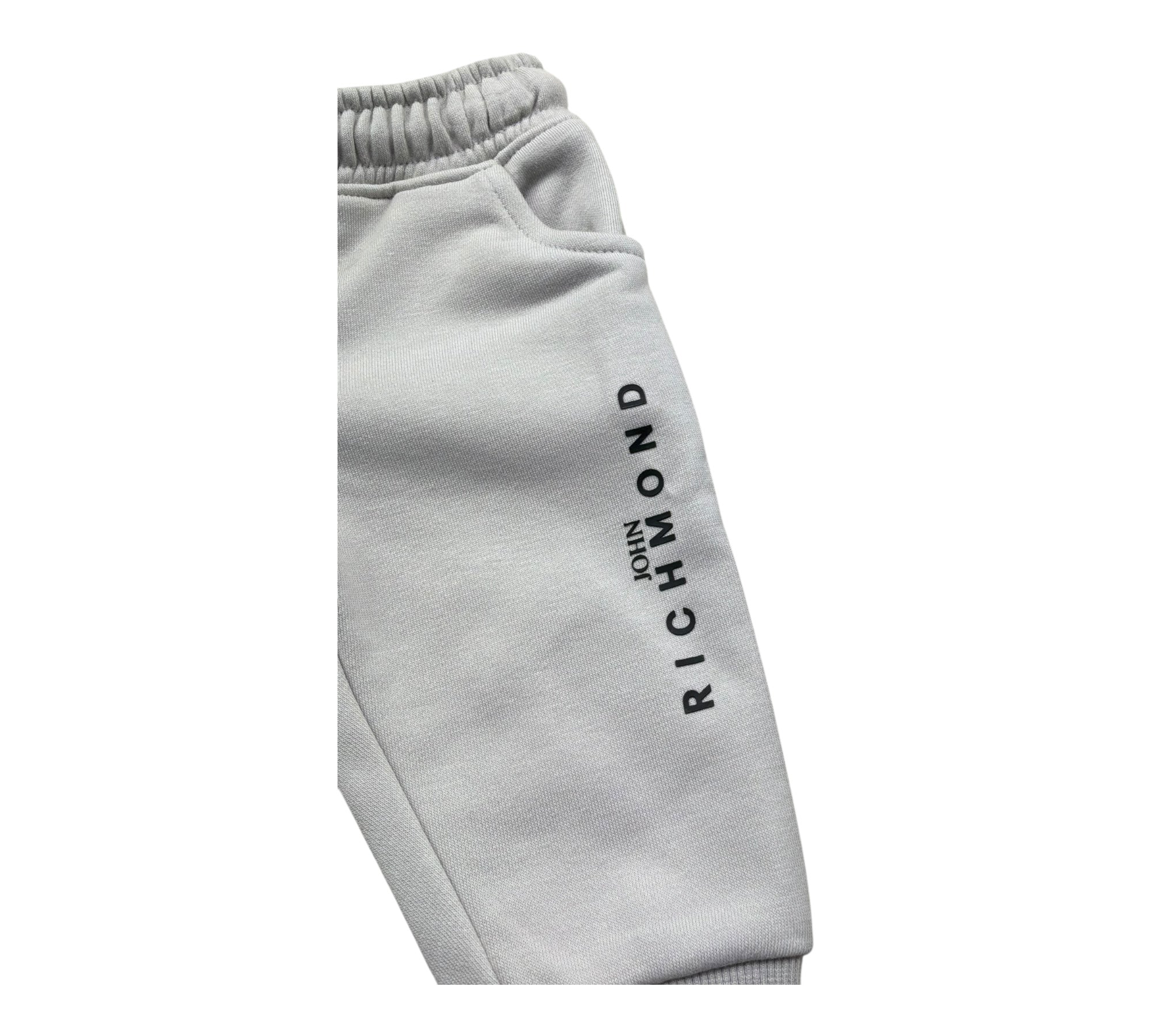 John Richmond Pantalone Tuta Tinta Unita con Logo per Neonato RIP26003PA GRIGIO JOHN RICHMOND 