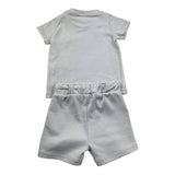 John Richmond Completo 2 Pezzi Canotta-Bermuda Tinta Unita per Neonato RIP26006CJ GRIGIO JOHN RICHMOND 
