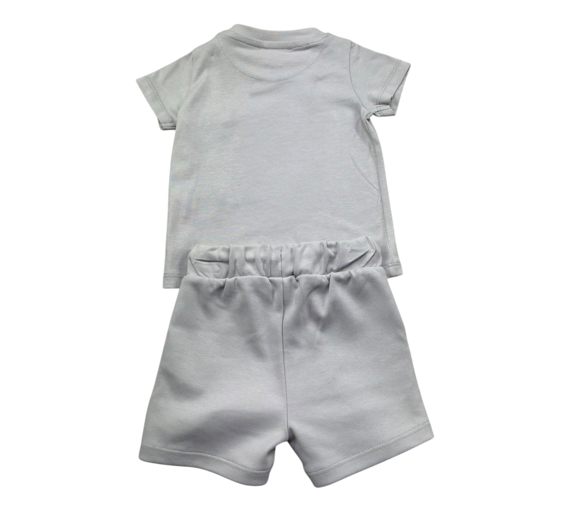 John Richmond Completo 2 Pezzi Canotta-Bermuda Tinta Unita per Neonato RIP26006CJ GRIGIO JOHN RICHMOND 