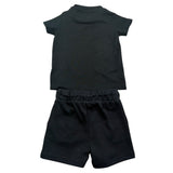 John Richmond Completo 2 Pezzi Canotta-Bermuda Tinta Unita per Neonato RIP26006CJ NERO JOHN RICHMOND 