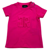 John Richmond T-Shirt Girocollo Tinta Unita con Logo per Neonata RIP26030TS FUXIA JOHN RICHMOND 