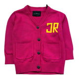 John Richmond Cardigan Tinta Unita con Logo per Neonata RIP26032MA FUXIA JOHN RICHMOND 