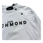 John Richmond Shirt Girocollo Tinta Unita con Logo per Neonato RIP26041TS BIANCO JOHN RICHMOND 