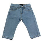 John Richmond Jeans Tinta Unita con Girovita Regolabile per Neonata RIP26042JE AZZURRO JOHN RICHMOND 