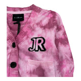 John Richmond Cardigan Tinta Unita con Logo per Neonata RIP26051CD ROSA JOHN RICHMOND 