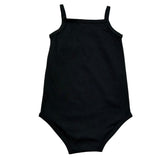 John Richmond Body Bretelline Tinta Unita con Logo per Neonata RIP26084BD NERO JOHN RICHMOND 