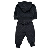 John Richmond Completo 2 Pezzi Felpa-Pantaloni per Neonato RIP26116CF NERO JOHN RICHMOND 