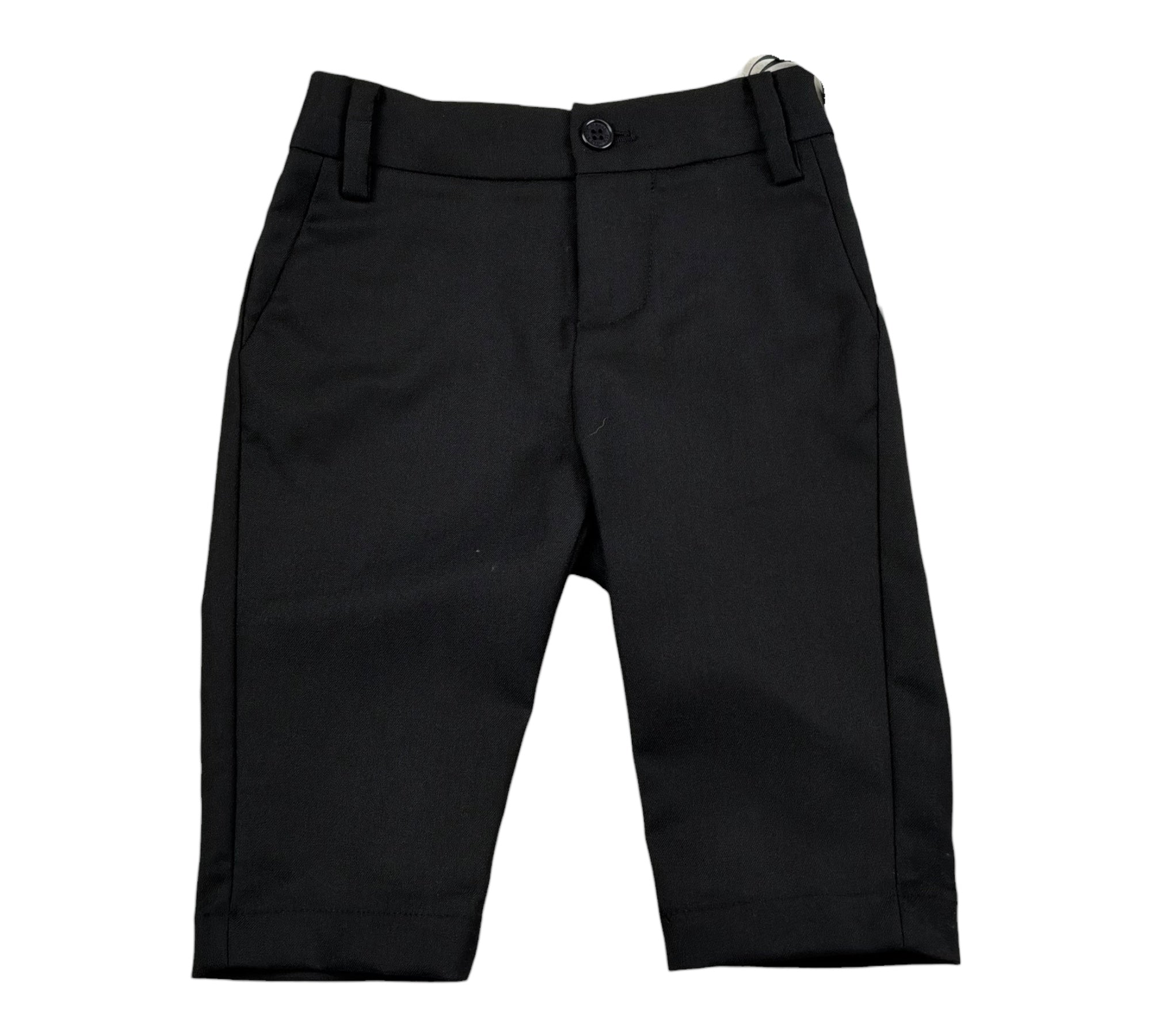 John Richmond Pantalone Tinta Unita con Girovita Regolabile per Neonato RIP26118PA NERO JOHN RICHMOND 