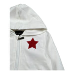 John Richmond Felpa con Zip E Cappuccio Tinta Unita per Neonata RIP26129FE BIANCO JOHN RICHMOND 