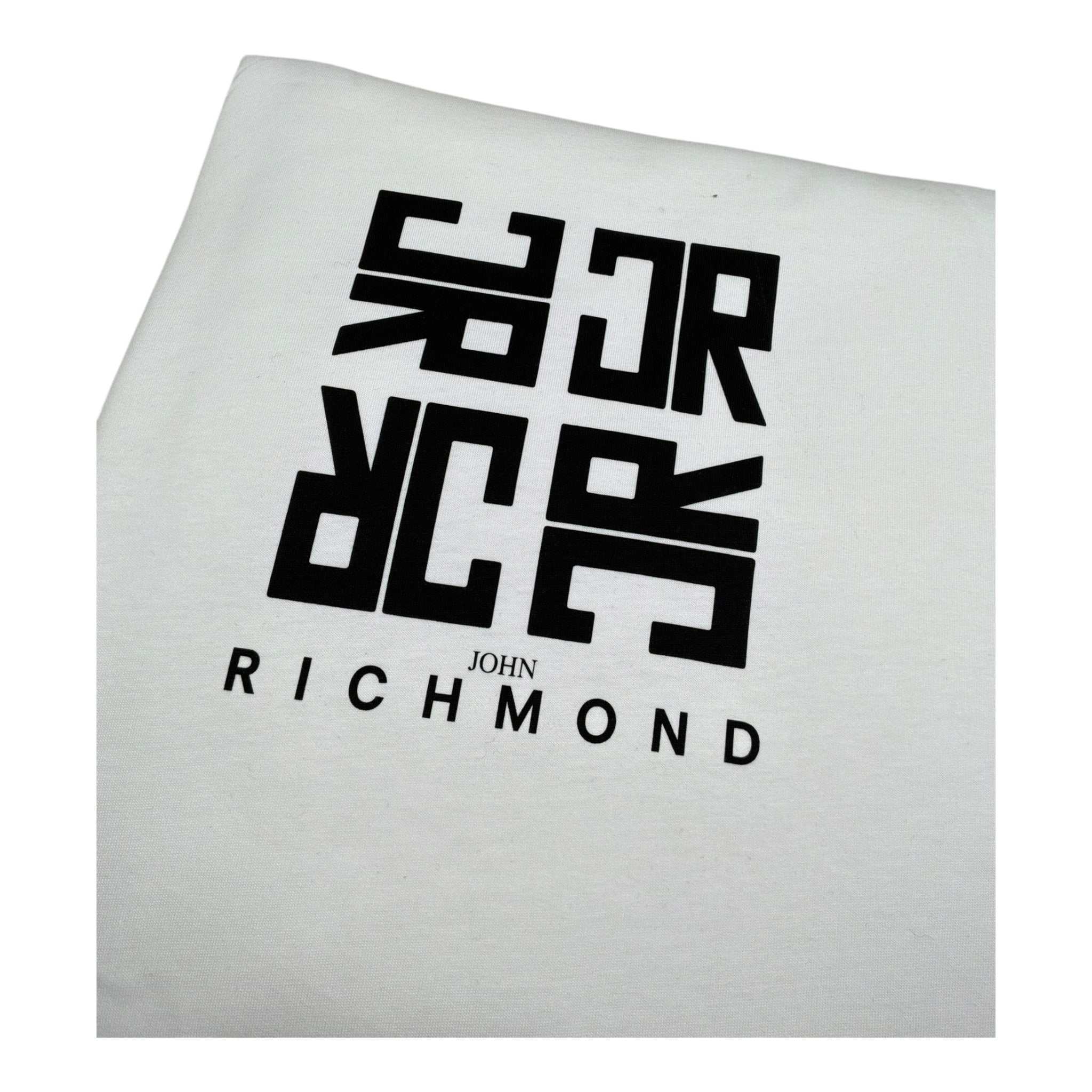 John Richmond Coperta Tinta Unita con Stampa per Neonato RLP26003CE BIANCO JOHN RICHMOND 