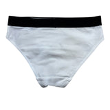 Juicy Couture Slip Tinta Unita con Stampa per Bambina JBX5823 BIANCO JUICY COUTURE 