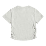 Juicy Couture T-Shirt Girocollo Tinta Unita con Stampa per Bambina JBX6620 GRIGIO JUICY COUTURE 